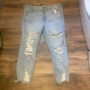American eagle ripped jeans size 20
